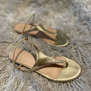 Aldo Gold Sandal